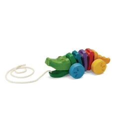 Rainbow Alligator Pull Toy