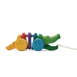 Rainbow Alligator Pull Toy