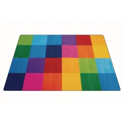 Rainbow Mosaic Premium Carpet - 6' x 9' Rectangle