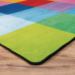 Rainbow Mosaic Premium Carpet - 6' x 9' Rectangle