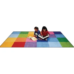 Rainbow Mosaic Premium Carpet - 6' x 9' Rectangle