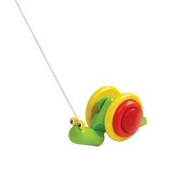 Rainbow Snail Pull Toy