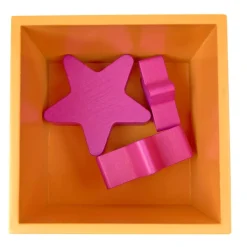Rainbow Wooden Sorting Boxes & Rainbow Stars Kit