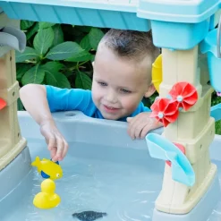 Rain Showers and Flow Water Table - Outdoor 360 Degree Water Play