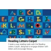 Reading Letters 7'6" x 12' Rectangle Premium Carpet