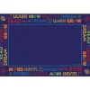 Read to Dream Border 6' x 9' Rectangle Premium Carpet