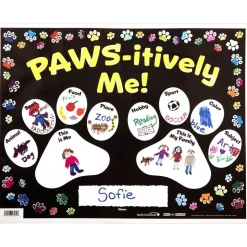 Ready-To-Decorate® All About Me Paws - Set of 24