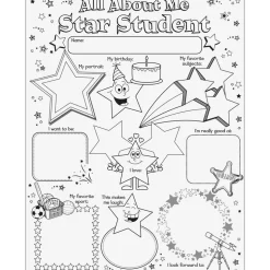 Ready-To-Decorate® All About Me Star Student Posters - 24 posters