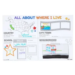 Ready-to-Decorate® All About Where I Live - 24 Posters