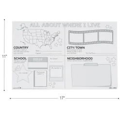 Ready-to-Decorate® All About Where I Live - 24 Posters