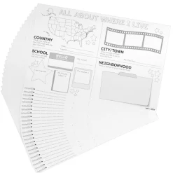 Ready-to-Decorate® All About Where I Live - 24 Posters