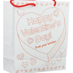 Ready-to-Decorate® Collect And Carry Valentine's Day Bags - 12 bags