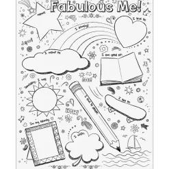 Ready-To-Decorate® Fabulous Me! Posters - 24 posters