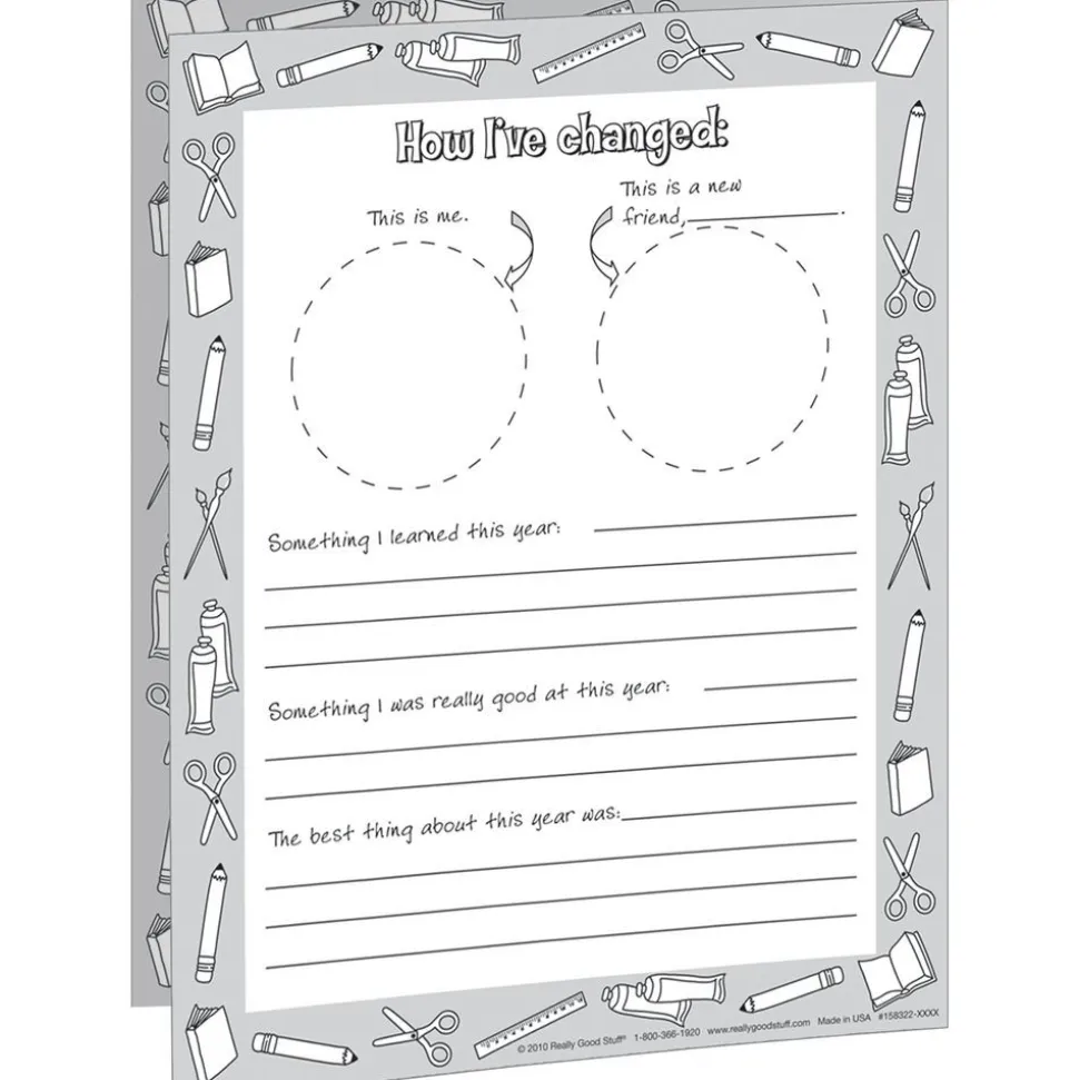 Ready-To-Decorate® First Day-Last Day Letters Kit - set of 24.
