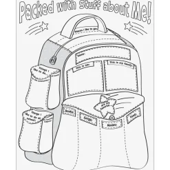 Ready-To-Decorate® Packed With Stuff About Me! Posters
