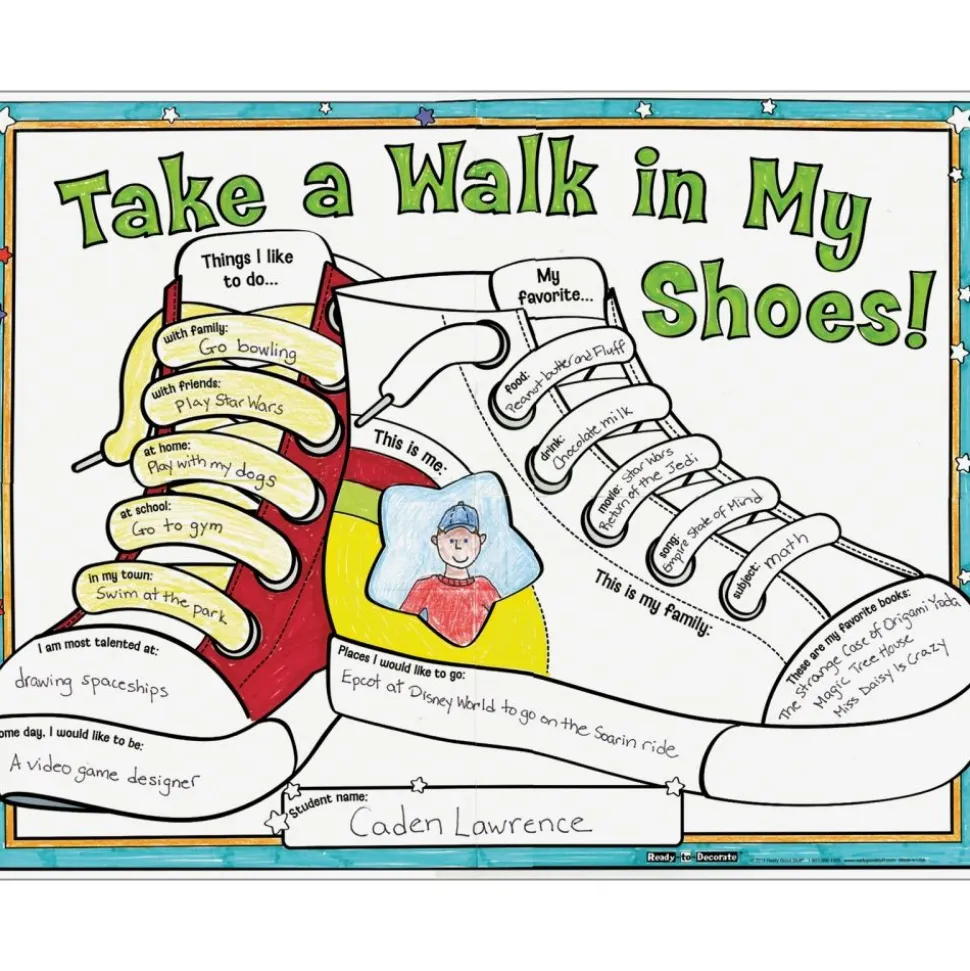 Ready-To-Decorate® Take A Walk In My Shoes! Posters - 24 posters