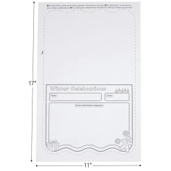 Ready to Decorate® Winter Celebrations Pennant Posters - Set of 24