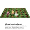 Real Ladybug Seating 6' x 9' Rectangle Pixel Perfect Carpet