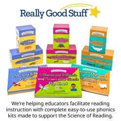 Really Good Phonics™ Consonant Digraphs and Special Digraphs Kit - Decodable Readers, Flip Chart & Word Segmenting and Blending Kit