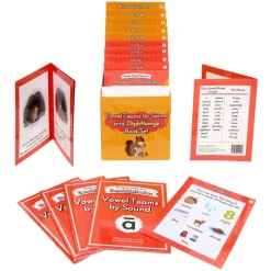 Really Good Phonics™ Team Vowels Diphthongs Kit - Decodable Readers, Flip Chart & Word Segmenting & Blending Kit