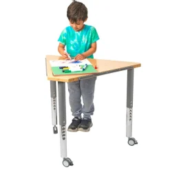 Really Good Stuff® Adjustable Trapezoid Sensory Desk