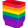 Really Good Stuff® All-Purpose Bin - Set of 12 - 6 Colors