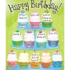 Really Good Stuff® Birthday Cupcakes Poster - 1 poster.