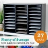 Really Good Stuff® Blue 27-Slot Mail Center With Blue Trays