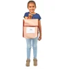 Really Good Stuff® Boho Book Pouch Medium - Peach Book Pouch with Clay Trim - Single