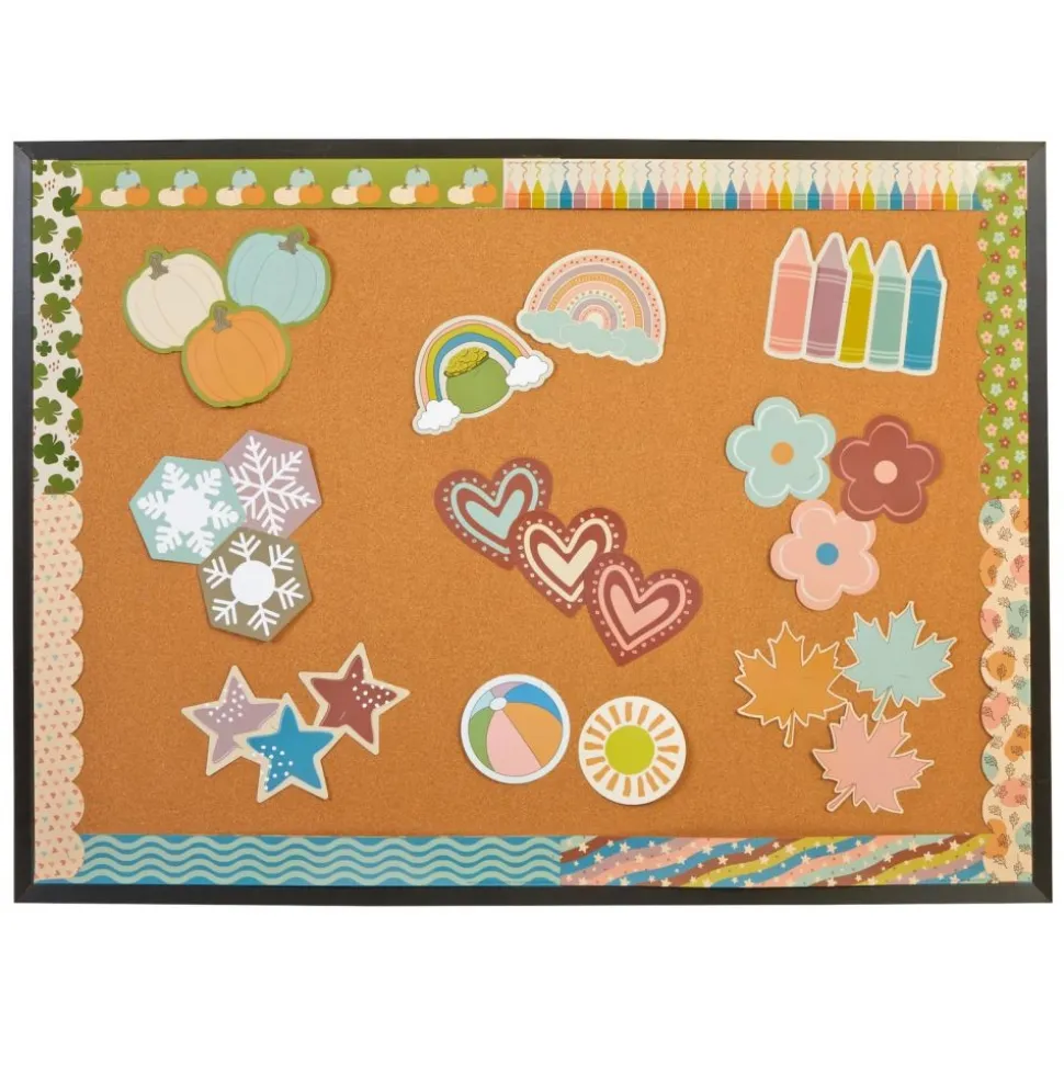 Really Good Stuff® Boho Borders & Accents Bulletin Board Classroom Pack - 432 Pieces