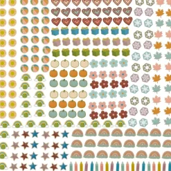 Really Good Stuff® Boho Borders & Accents Bulletin Board Classroom Pack - 432 Pieces