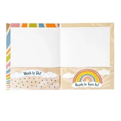 Really Good Stuff® Boho Homework Folders - Set of 12