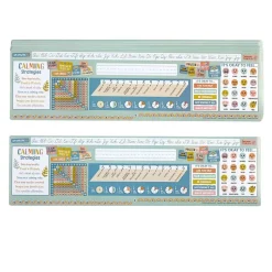 Really Good Stuff® Boho Self-Adhesive Vinyl Desktop Helpers™ - Set Of 24 - Intermediate