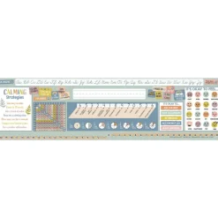 Really Good Stuff® Boho Self-Adhesive Vinyl Desktop Helpers™ - Set Of 24 - Intermediate