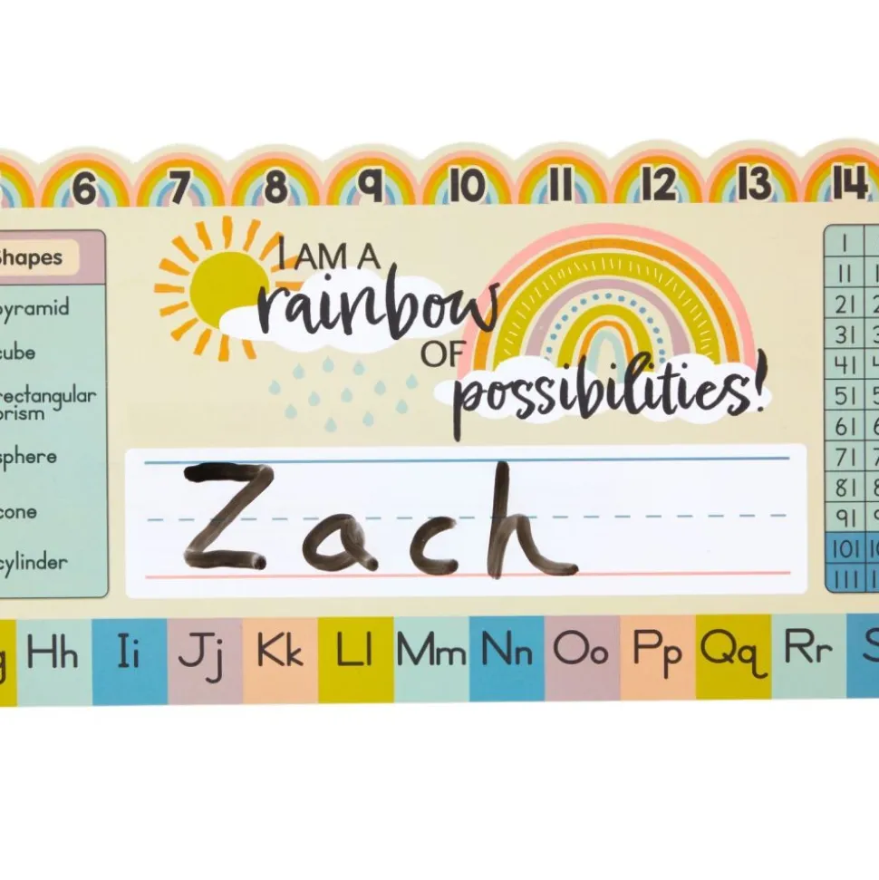 Really Good Stuff® Boho Self-Adhesive Vinyl Desktop Helpers™ - Set Of 24 - Primary