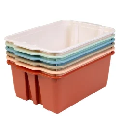 Really Good Stuff® Boho Stacking Bins - Set of 6
