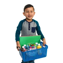 Really Good Stuff® Book Baskets, Large Rectangle - Primary Colors