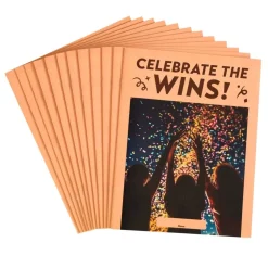 Really Good Stuff® Celebrate the Wins Journal - Set of 12