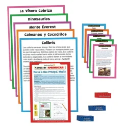 Really Good Stuff® Centro de Aprendizaje: Marca la Idea Principal, Nivel 2 (Main Idea Markup Level 2 Literacy)