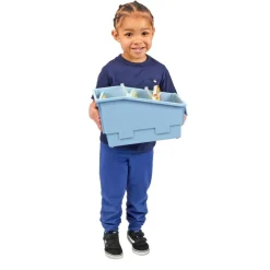 Really Good Stuff® Chapter Book Library Bins™ With Dividers - 6 Pack - Smoke Blue