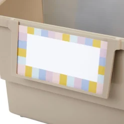 Really Good Stuff® Chapter Book Library Bins™ With Dividers - 6 Pack - Boho