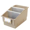 Really Good Stuff® Chapter Book Library Bins™ With Dividers - 6 Pack - Tan
