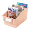 Really Good Stuff® Chapter Book Library Bins™ With Dividers - 6 Pack - Peach