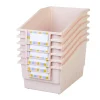 Really Good Stuff® Chapter Book Library Bins™ With Dividers - 6 Pack - Sand
