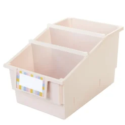 Really Good Stuff® Chapter Book Library Bins™ With Dividers - 6 Pack - Sand