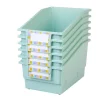 Really Good Stuff® Chapter Book Library Bins™ With Dividers - 6 Pack - Mint Green