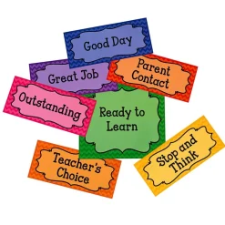 Really Good Stuff® Classroom Behavior EZ-Tuck Clip ?N? Track Pocket Chart®