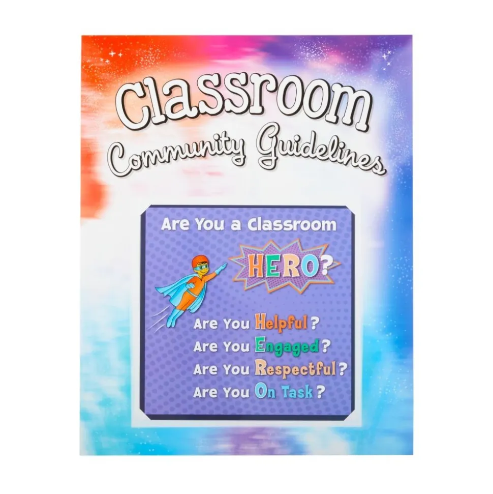 Really Good Stuff® Classroom Community Guidelines 12-in-1 Poster Set