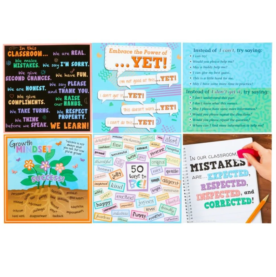 Really Good Stuff® Classroom Community Guidelines 12-in-1 Poster Set