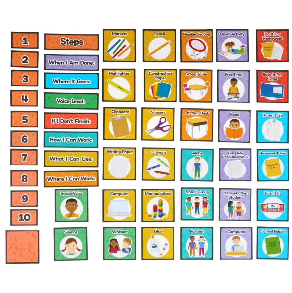 Really Good Stuff® Classroom Management Magnet Sheets